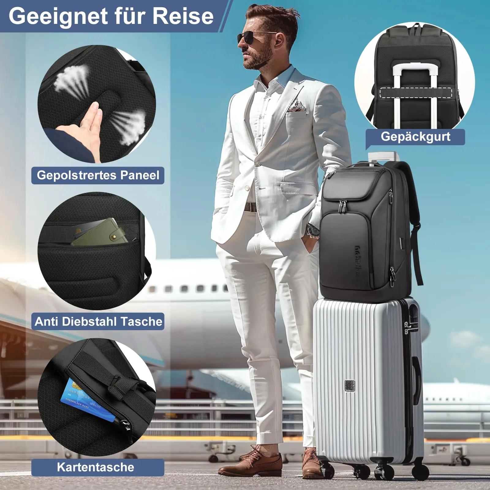 HEROIC KNIGHT veekindel 30L sülearvuti-rucksack töö- ja reisioks – pilt 6