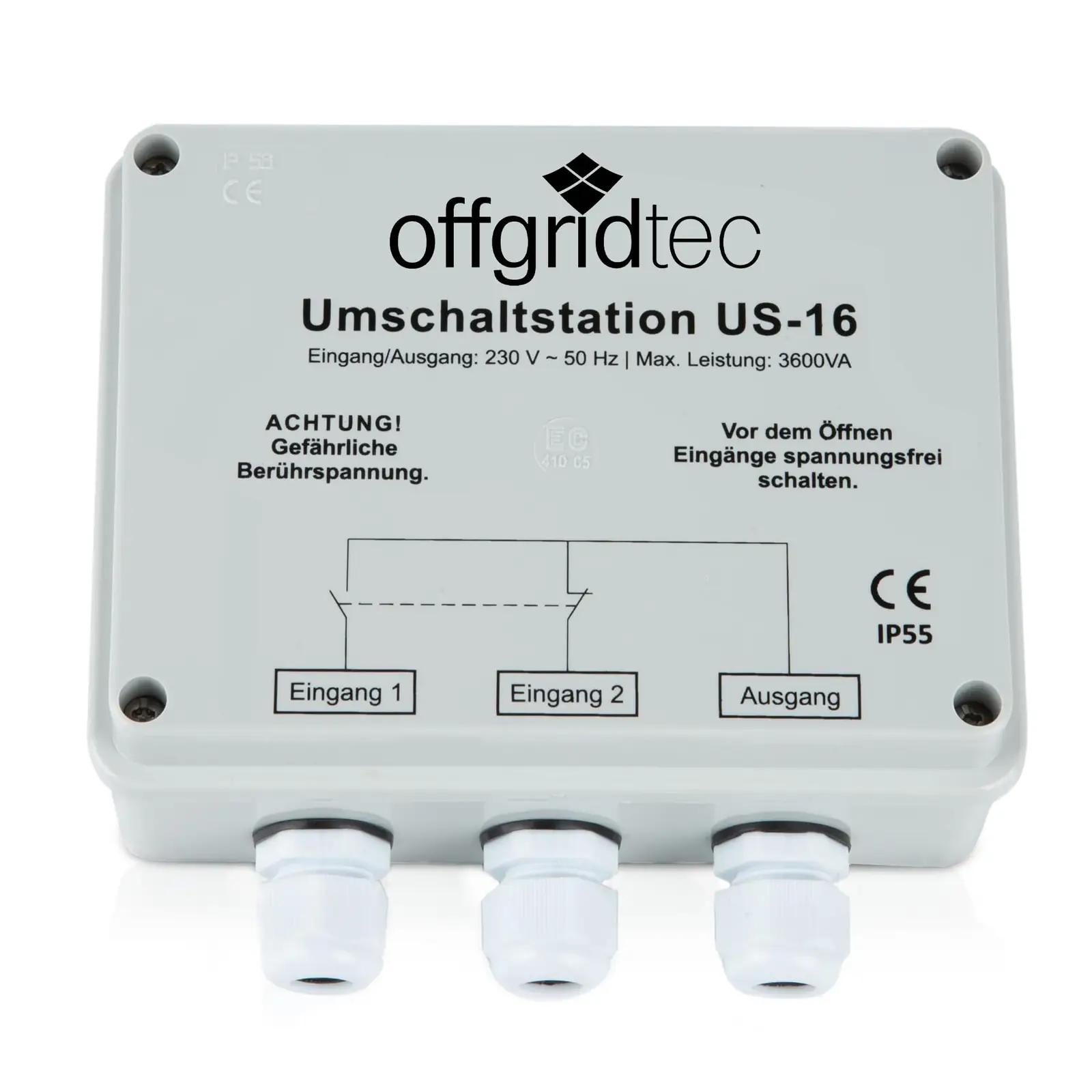 Offgridtec vaheldusjaam kodusele UPS-ühendusele 16A 3600W