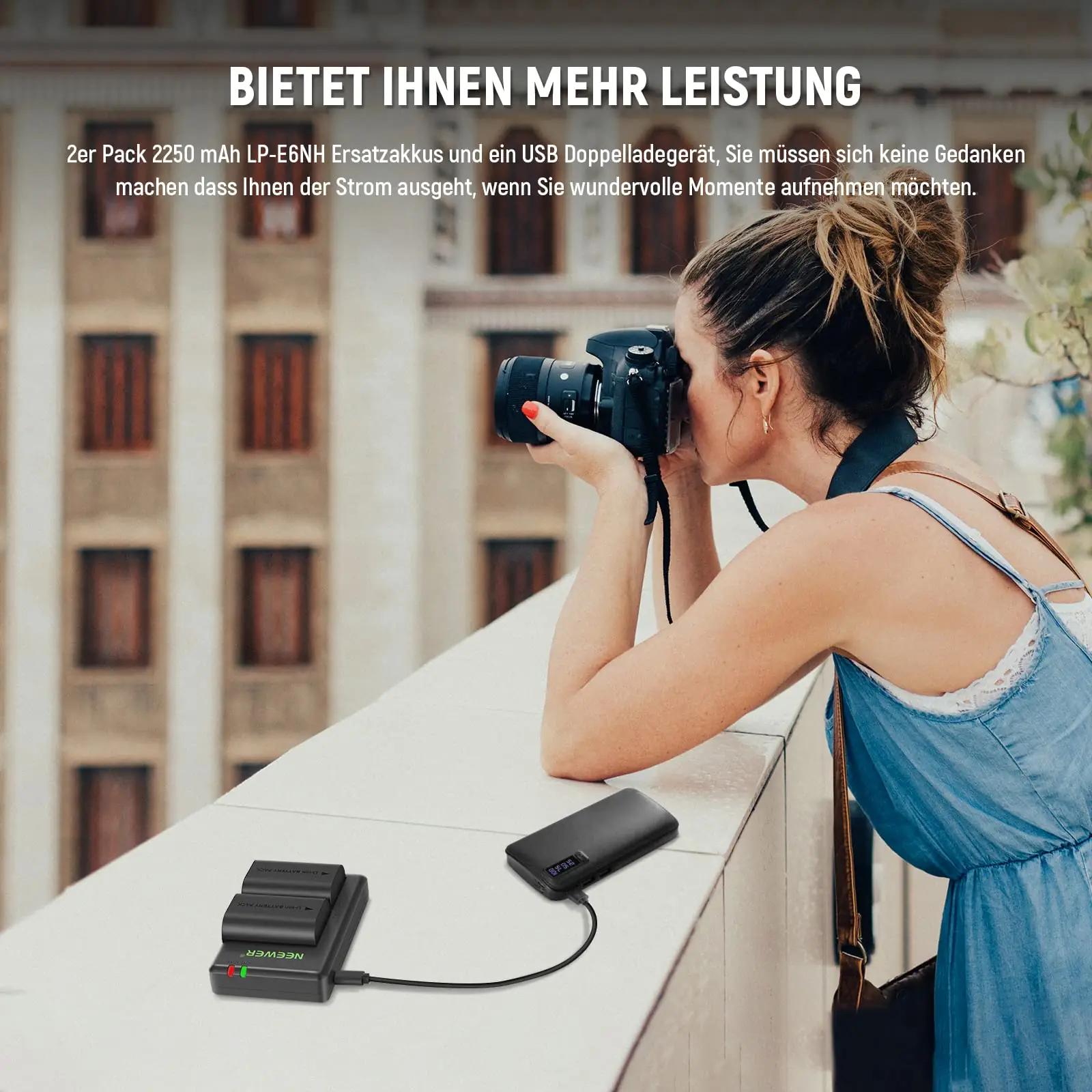 NEEWER laadimiskomplekt Canonile – varuaku ja laadija – pilt 7