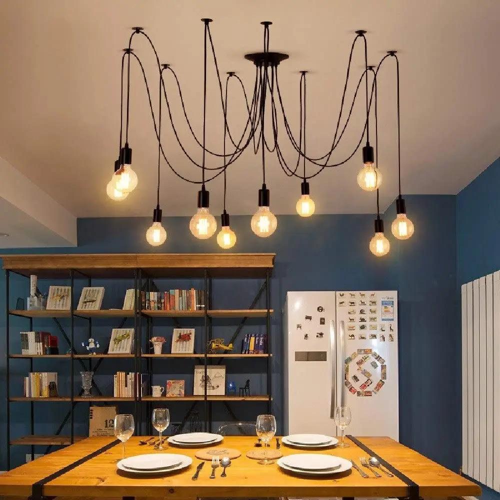 Lrpiyvo metallist retro laelühter — elegantne must disain – detailne vaade