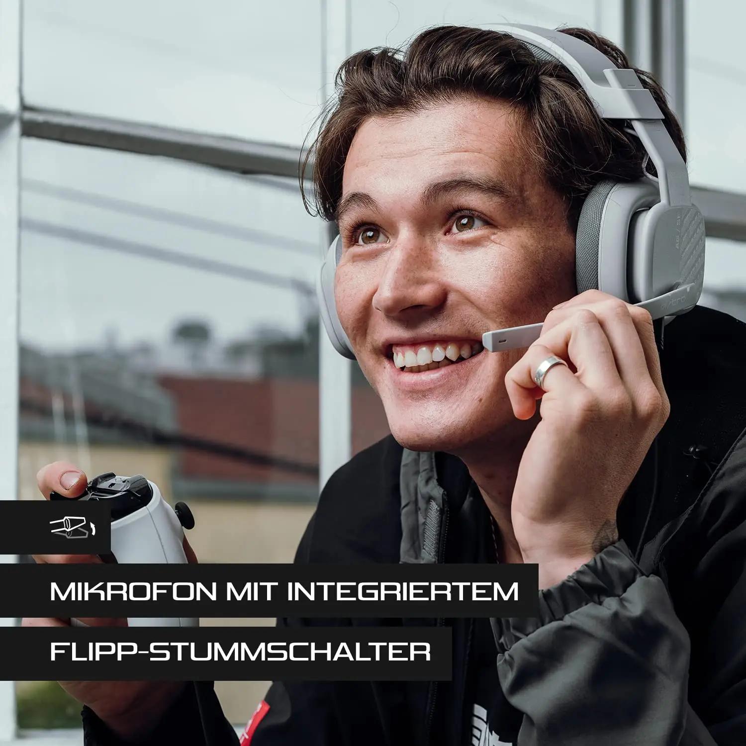 ASTRO Gaming mugav nahast over-ear peakomplekt mängimiseks – pakend ja tarvikud