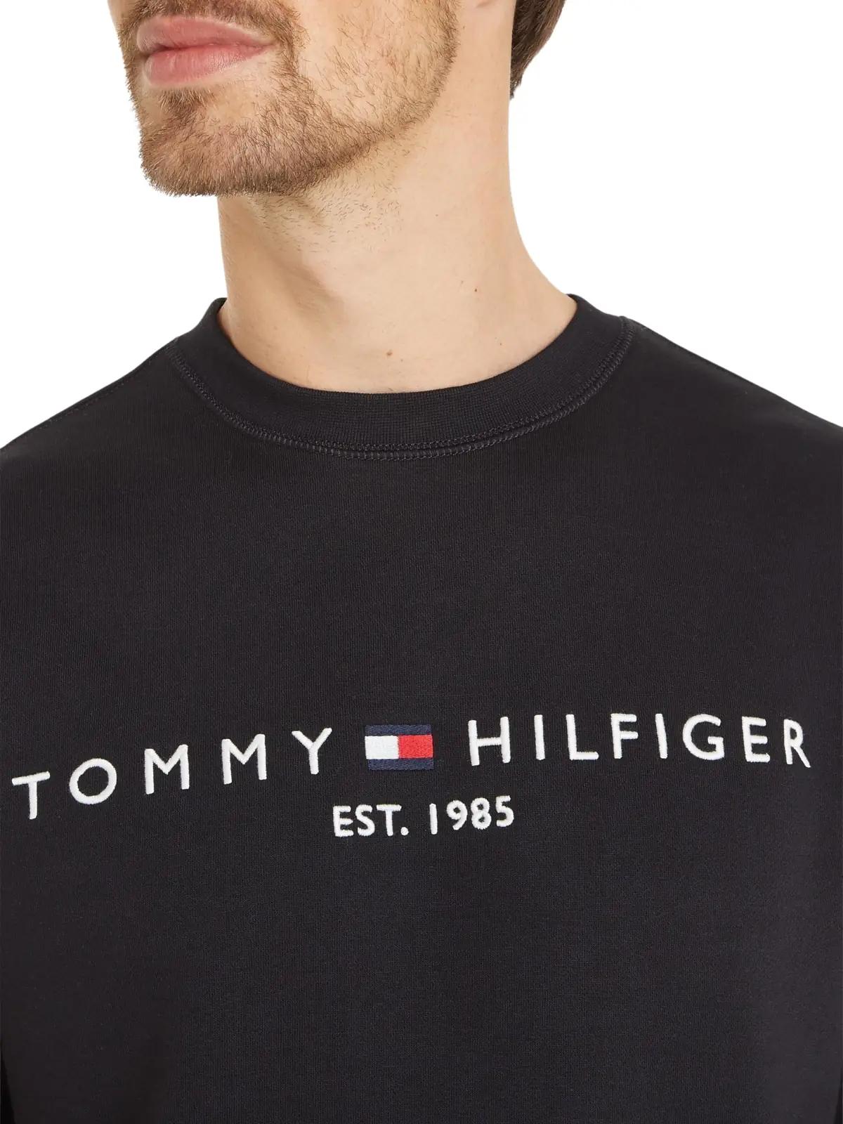 Tommy Hilfiger pehme meeste dressipluus – must, L – kasutusnäide