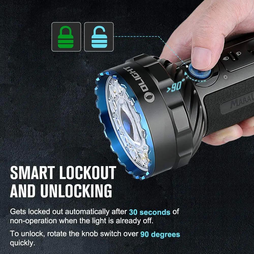 OLIGHT tugev alumiiniumtaskulamp – kuni 14 000 lm valgus – pilt 8