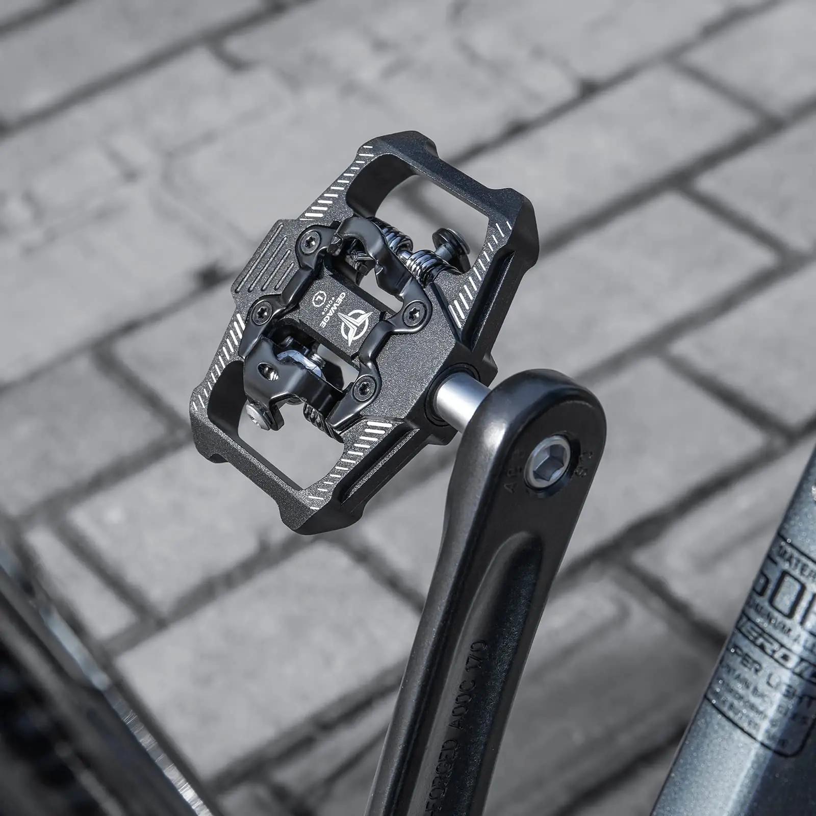 GEWAGE alumiiniumist kahepoolne MTB-clip pedaal – pilt 7