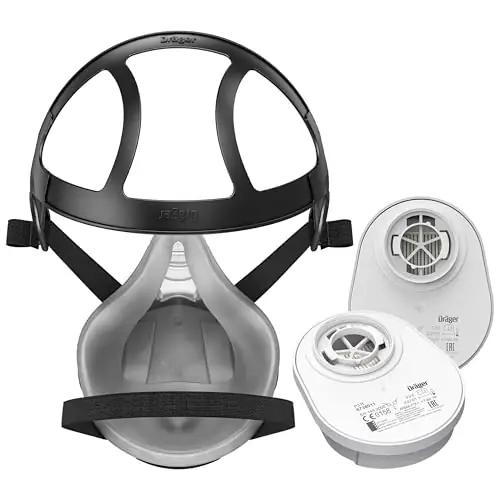 Dräger 3711309 tolmu- ja hingamiskaitsemaskid – detailne lähivaade