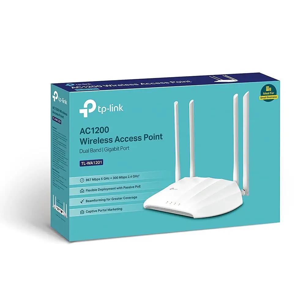 TP-Link tugev ja stabiilne Dualband access point ettevõtetele – pakend ja tarvikud