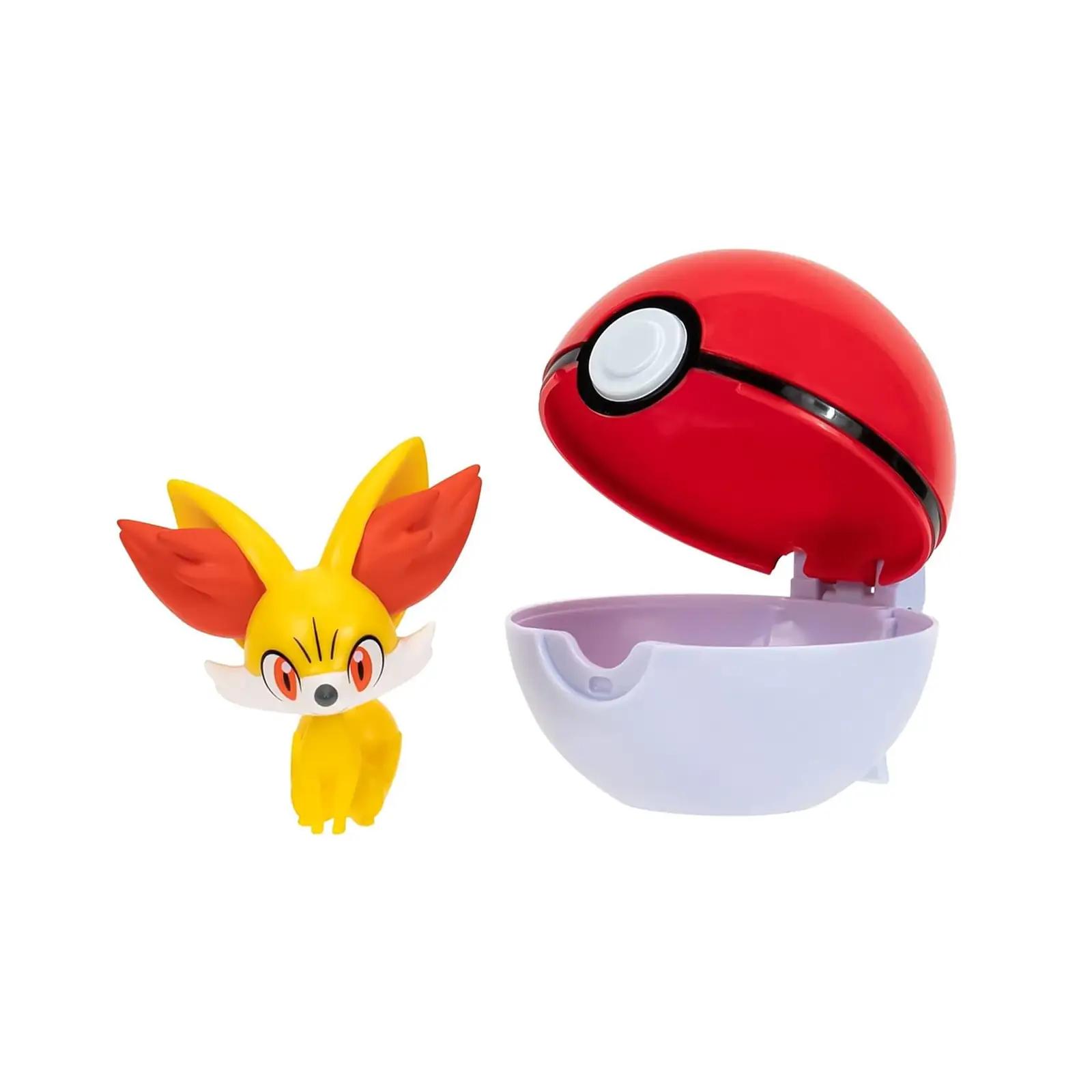 Pokémon stiilne plastikust mänguasi — PKW3132 Fynx ja Pokéball – lisavaade