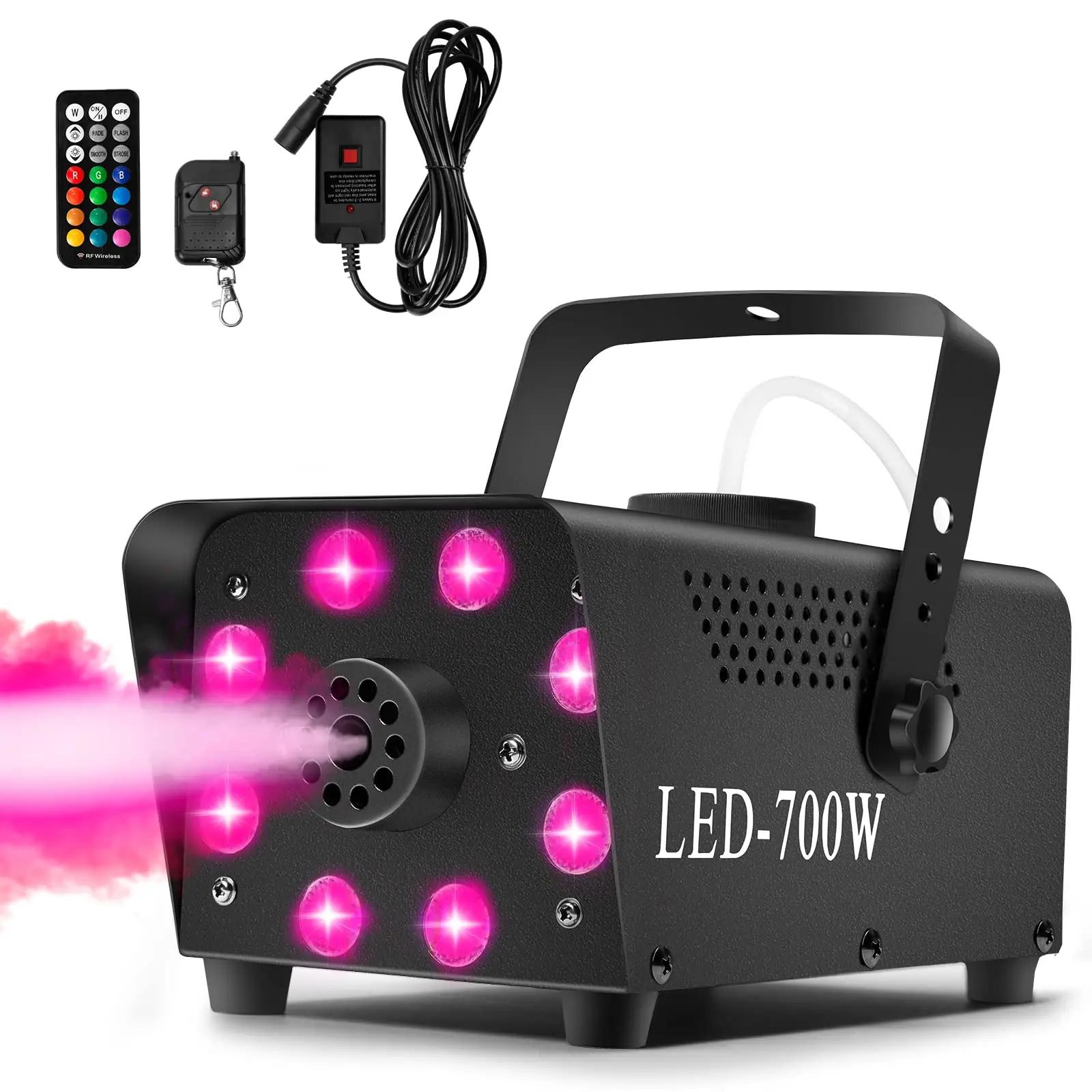 Katomi dekoratiivne 700W suitsumasin RGB-valgustusega