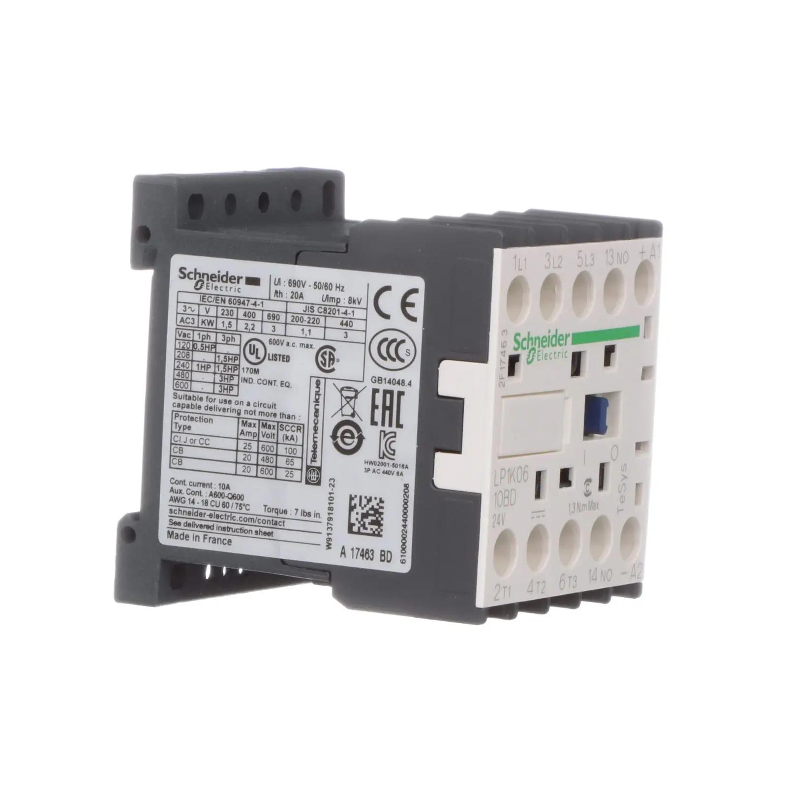 Schneider Electric roostevaba mootorikaitse 3-polig – detailne vaade