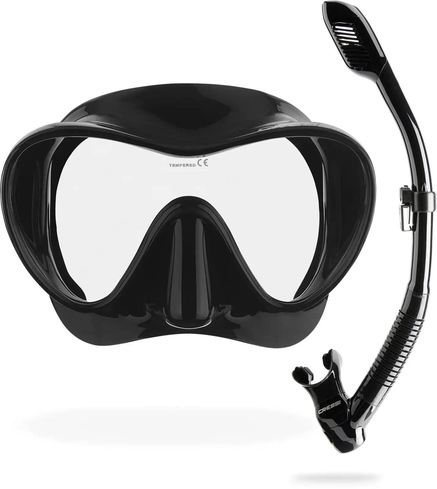 Cressi sukeldumiskomplekt F1 Dry — mugav ja tihe sobivus