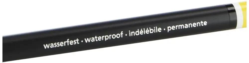 STAEDTLER püsimarker puidust korpusega — kollane komplekt – kasutusnäide