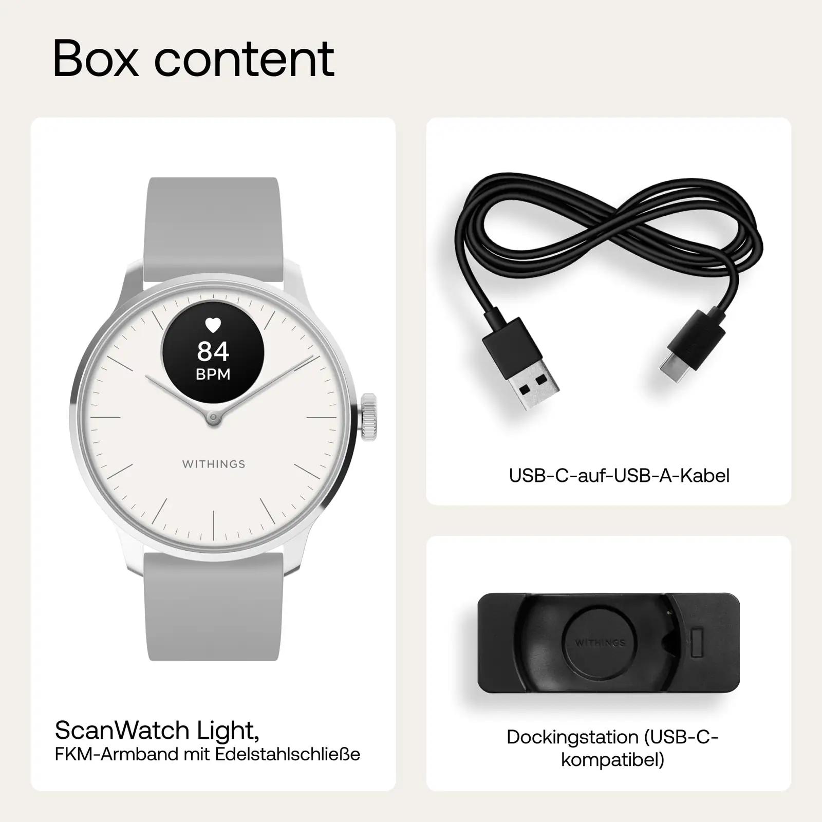 Withings roostevaba hübriidsõrmuslik nutikell — elegantne 37mm – pilt 8