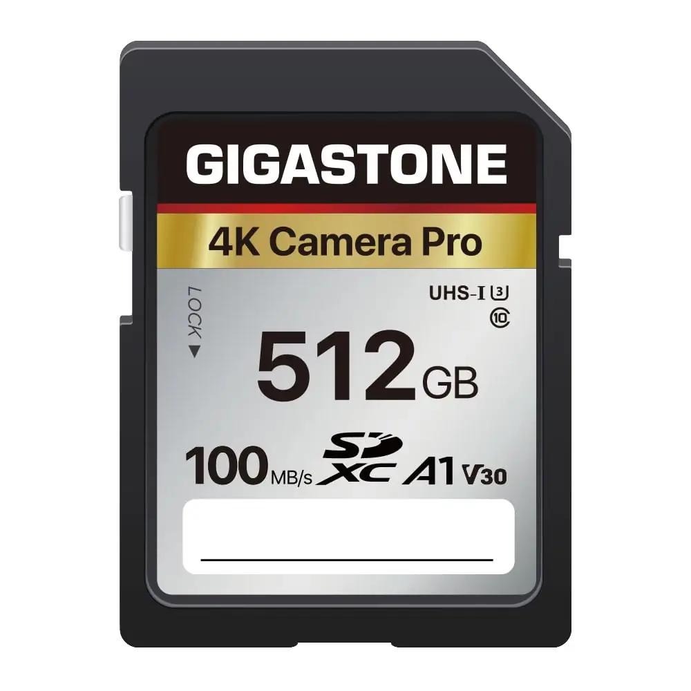 Gigastone 512 GB SDXC kaart 4K-videoks — kiire ja vastupidav