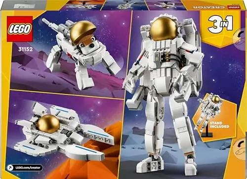 LEGO loovkomplekt 3in1 astronaut ja kosmosekoer – pilt 12