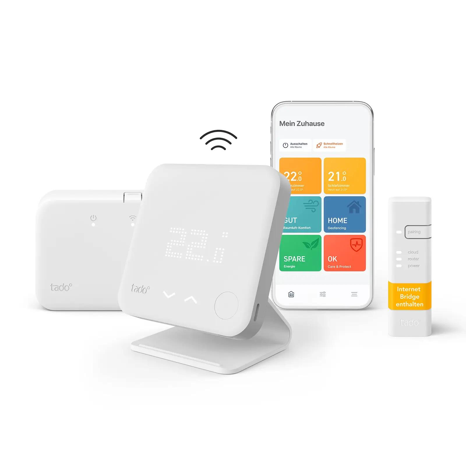 Tado V3P-SK-WTS01WRB01IB01STAND-AZ-EU-00 programmeeritavad termostaadid