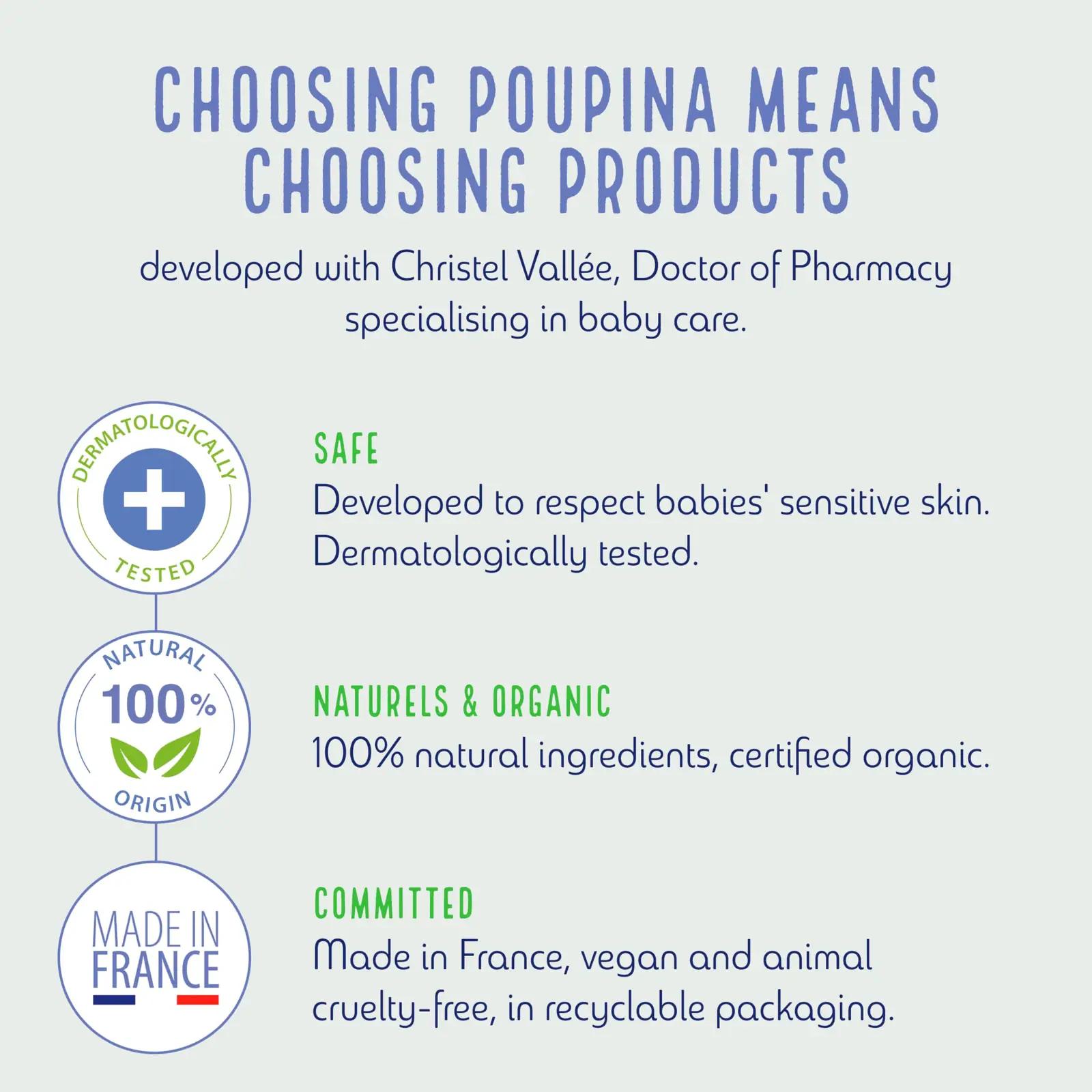 Poupina õlivine beebi liniment 2in1 – looduslik kaitse 750 ml – lisavaade