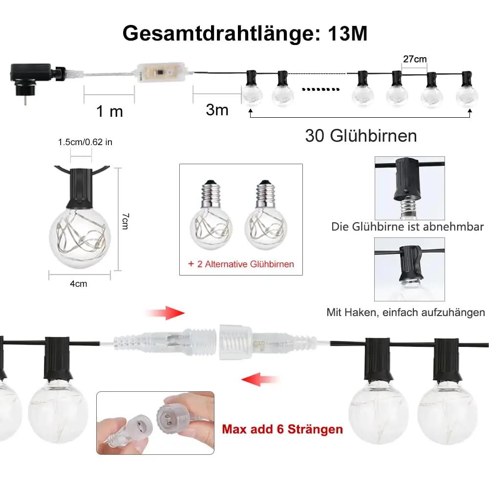 StarryEver värviline 9 m LED-dekoratsioon välitingimustesse – pilt 6