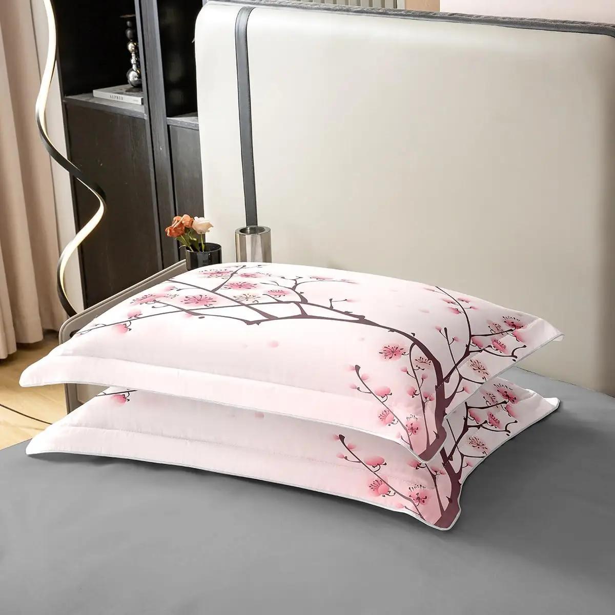 Homewish puuvillane voodipesu 220×240 cm – õrn kirsiõis – lisavaade