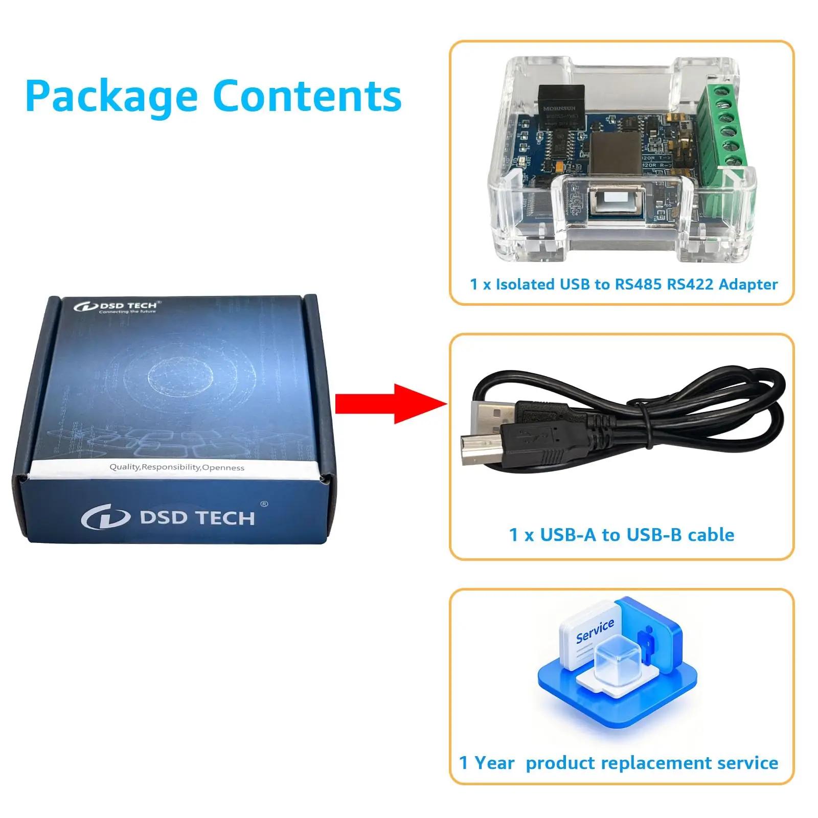 DSD TECH tööstuslik isoleeritud USB–RS485/RS422 adapter – pilt 6