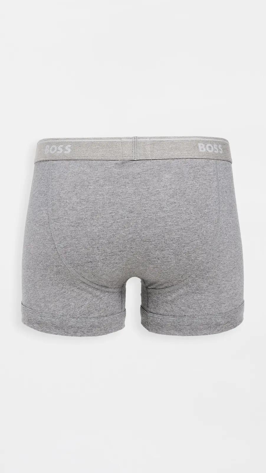 BOSS mugavad puuvillased boxershortsid 3-pack – pehme istuvus – pakend ja tarvikud