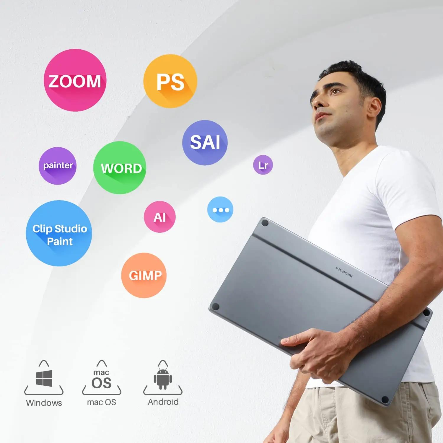 HUION arvutid ja tarvikud Kamvas Pro 16 2.5K – pilt 6