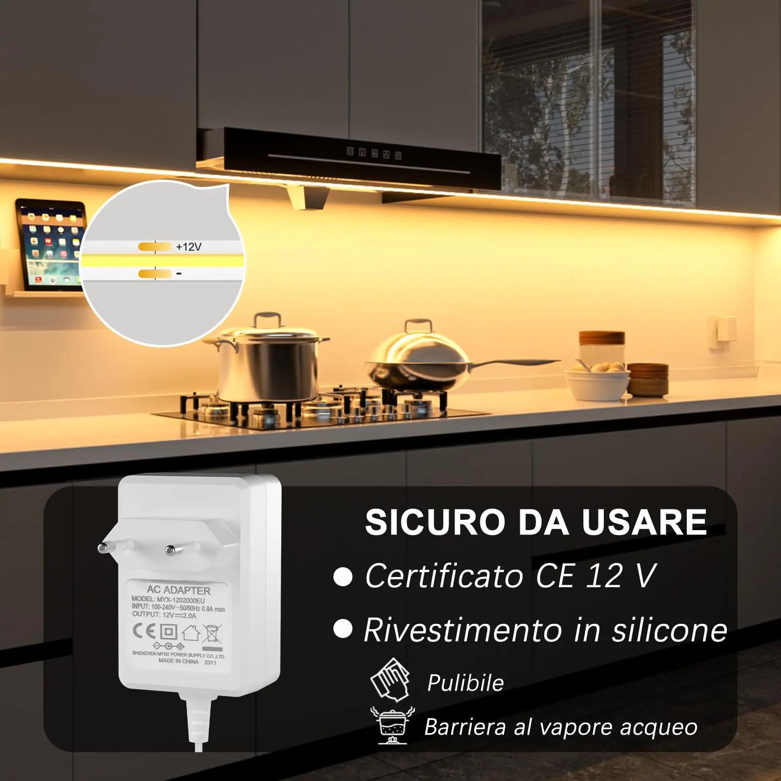 WOBANE soe COB-LED-lint 3 m — diskreetne valgustus kööki – lisavaade