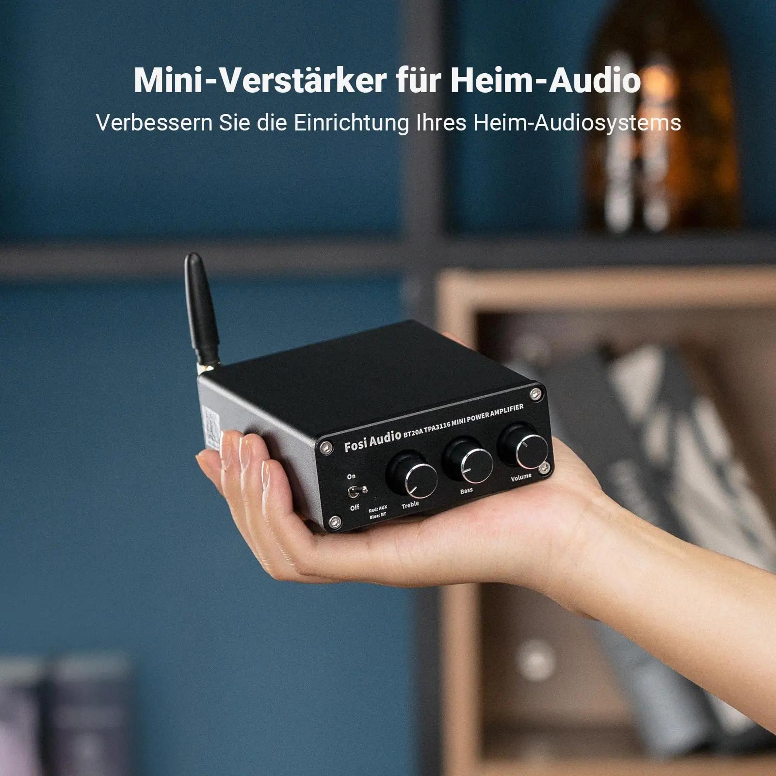 Fosi Audio alumiiniumist mini-Hifi võimendi – võimas 200W heli – lisavaade