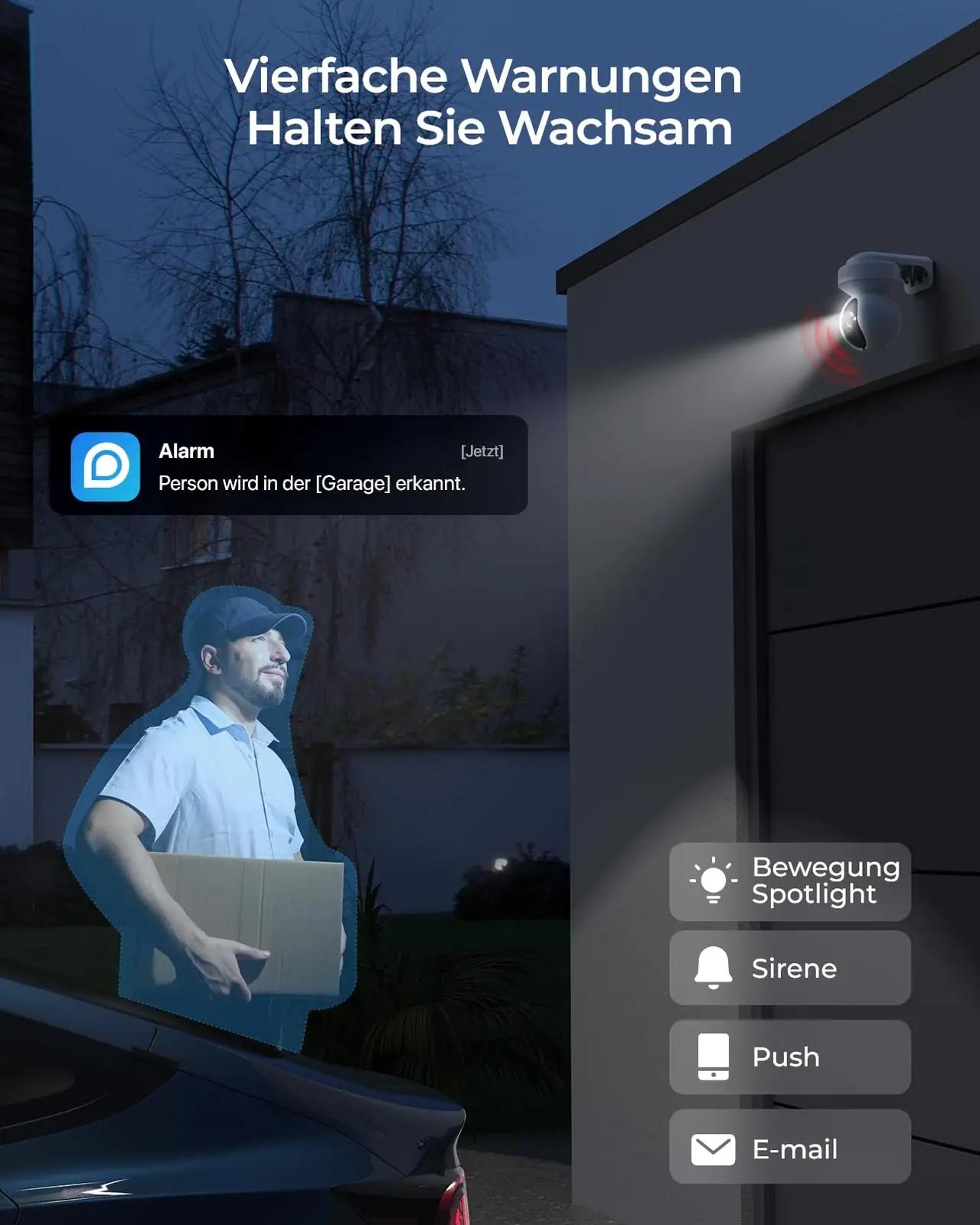 Reolink väliskaamera 4K PTZ — ilmastikukindel valge korpus – pilt 6