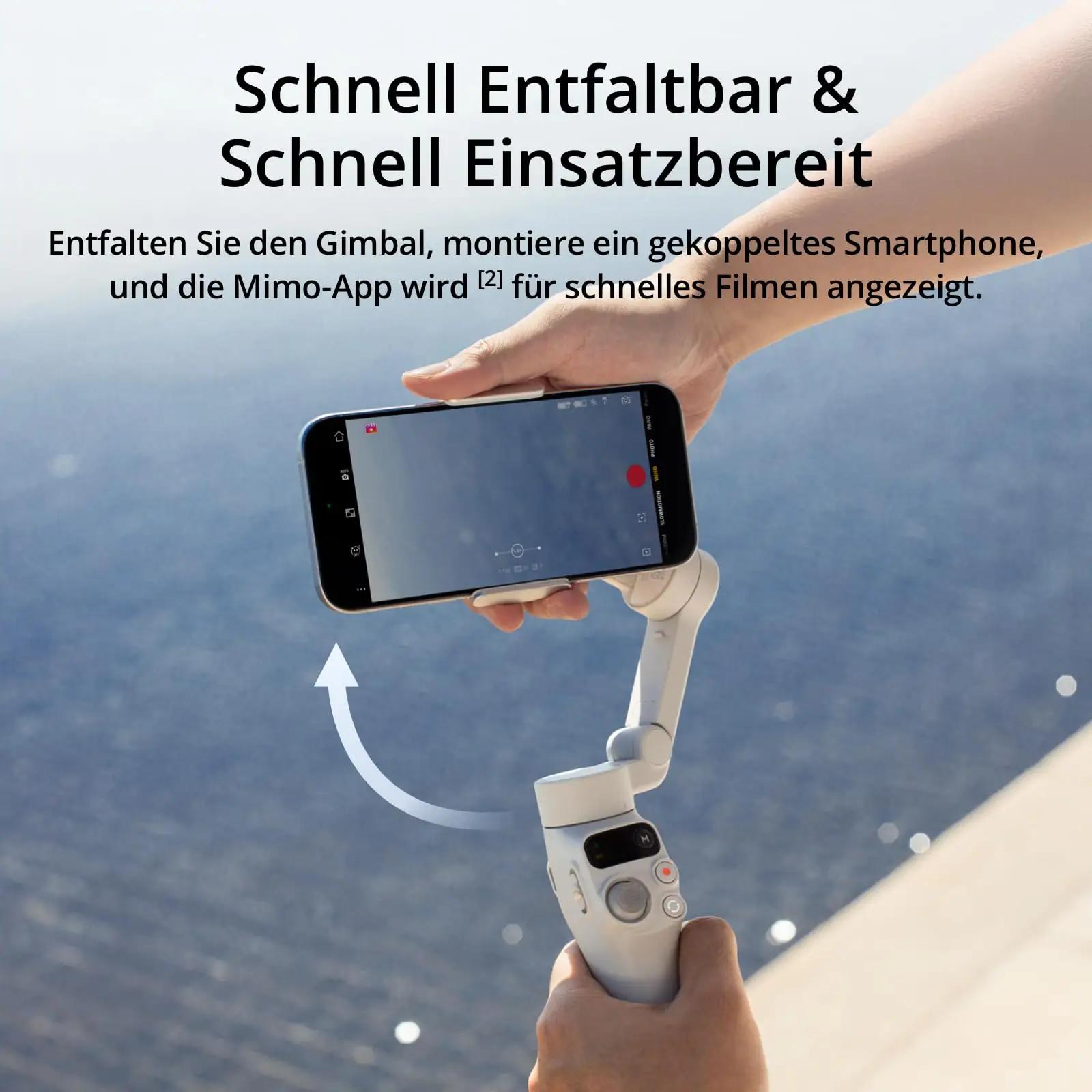 DJI kerge 3-teljeline gimbal iPhone’ile ja Androidile – kasutusnäide