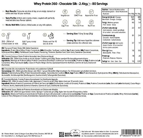 THE PROTEIN WORKS 2.4kg šokolaadine vadakuvalk treeningujärgseks – pilt 6