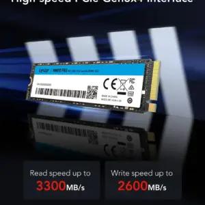 Lexar LNM610P001T-RNNNG ssd – detailne lähivaade