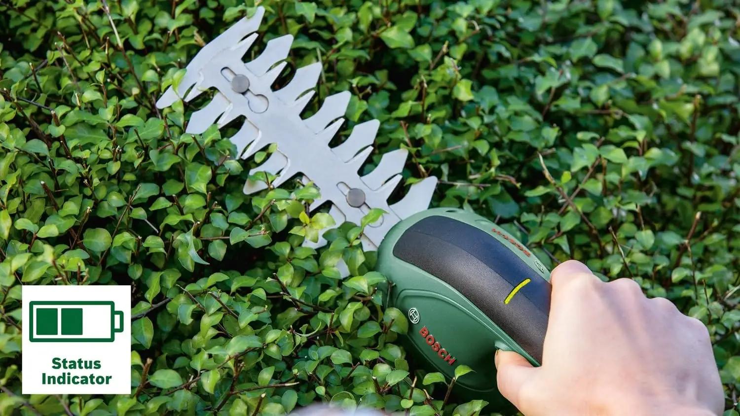 Bosch kerge akuga aiakäärid EasyShear — vastupidav teras – detailne vaade