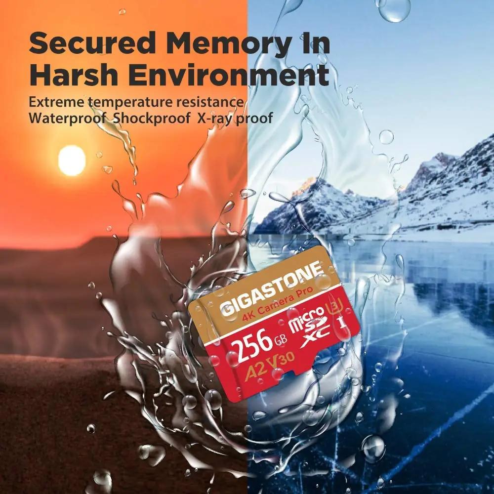 Gigastone 256GB MicroSDXC — kiire salvestus 4K kaameratele – pilt 7
