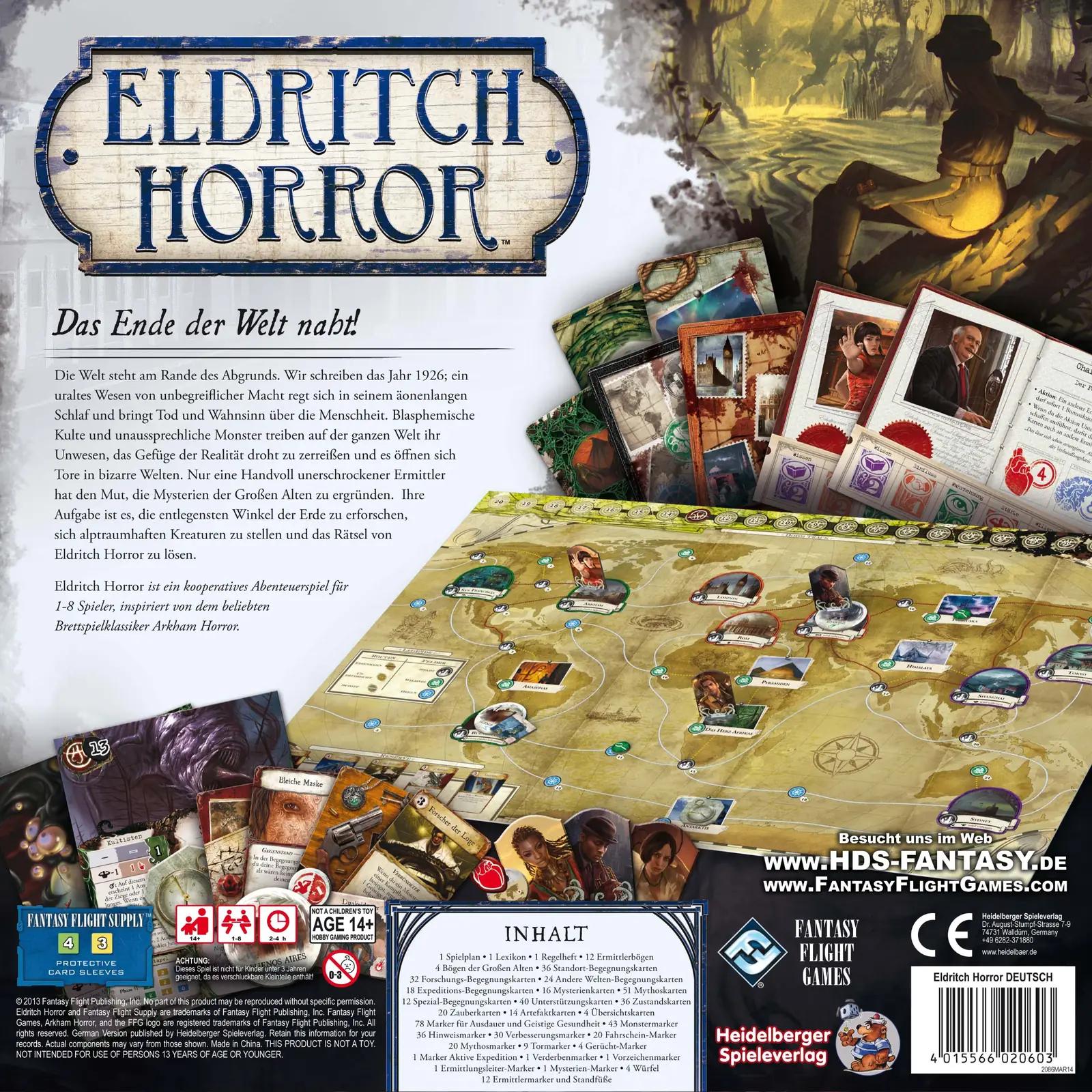 Fantasy Flight Games strateegiline perekonna laudmäng – detailne vaade