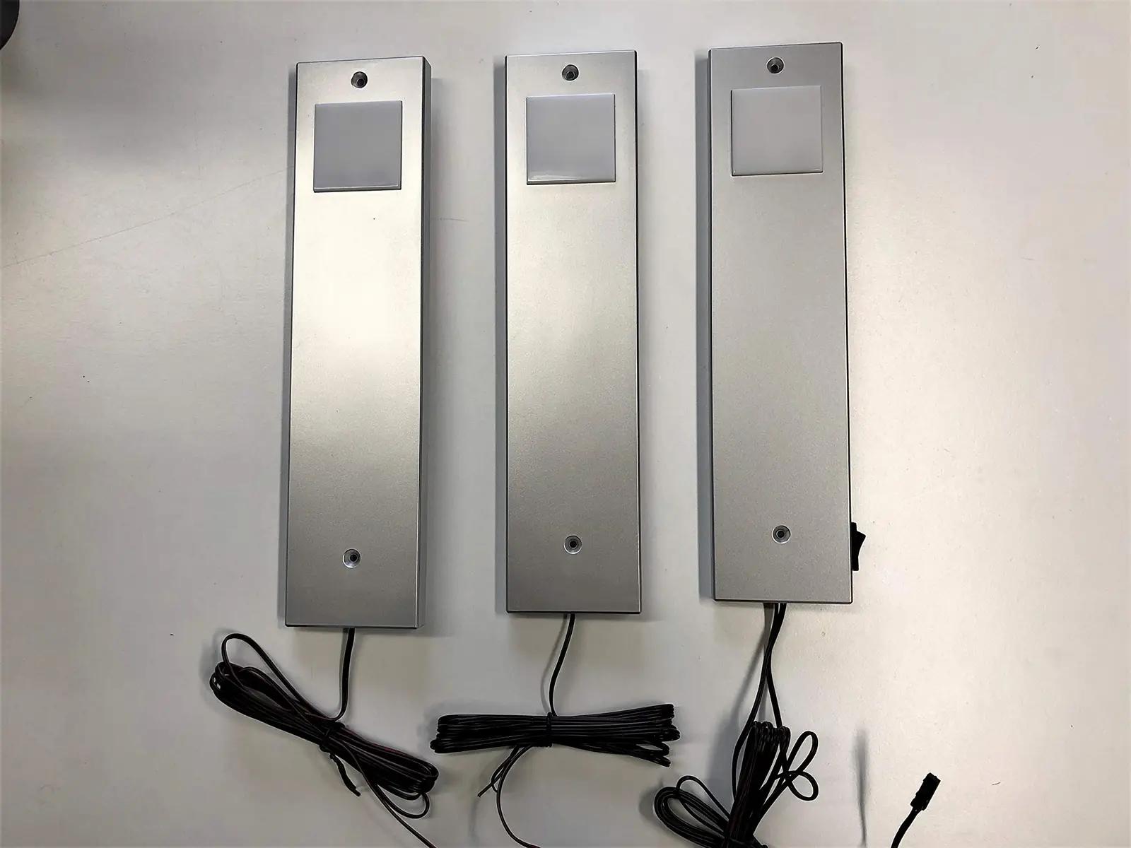 ACCE LED-valgusti köögi kapile — soe valge, 3-osaline komplekt – detailne vaade