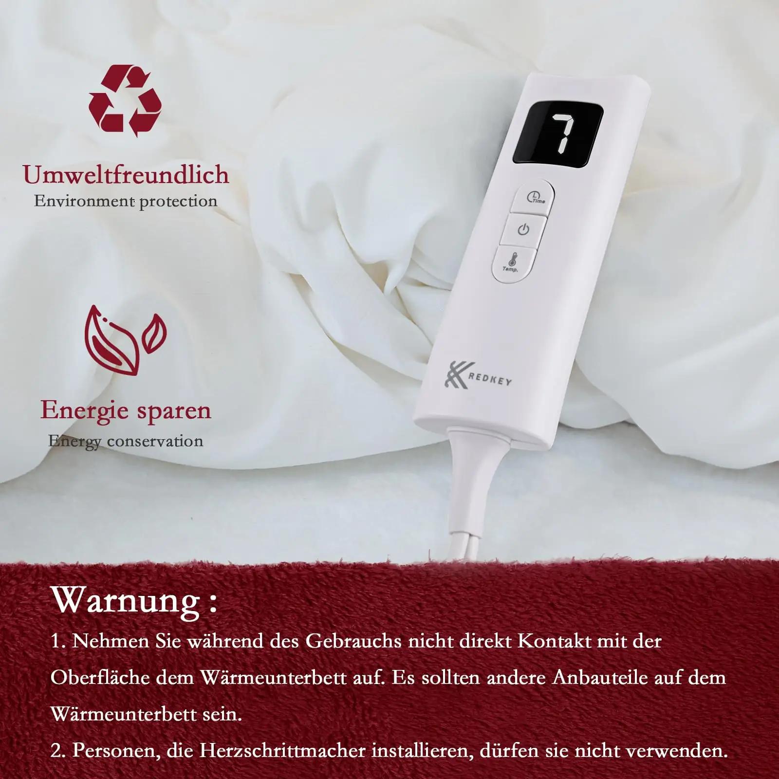 REDKEY soojendav voodialus 170×150 cm — pestav ja turvaline – lisavaade