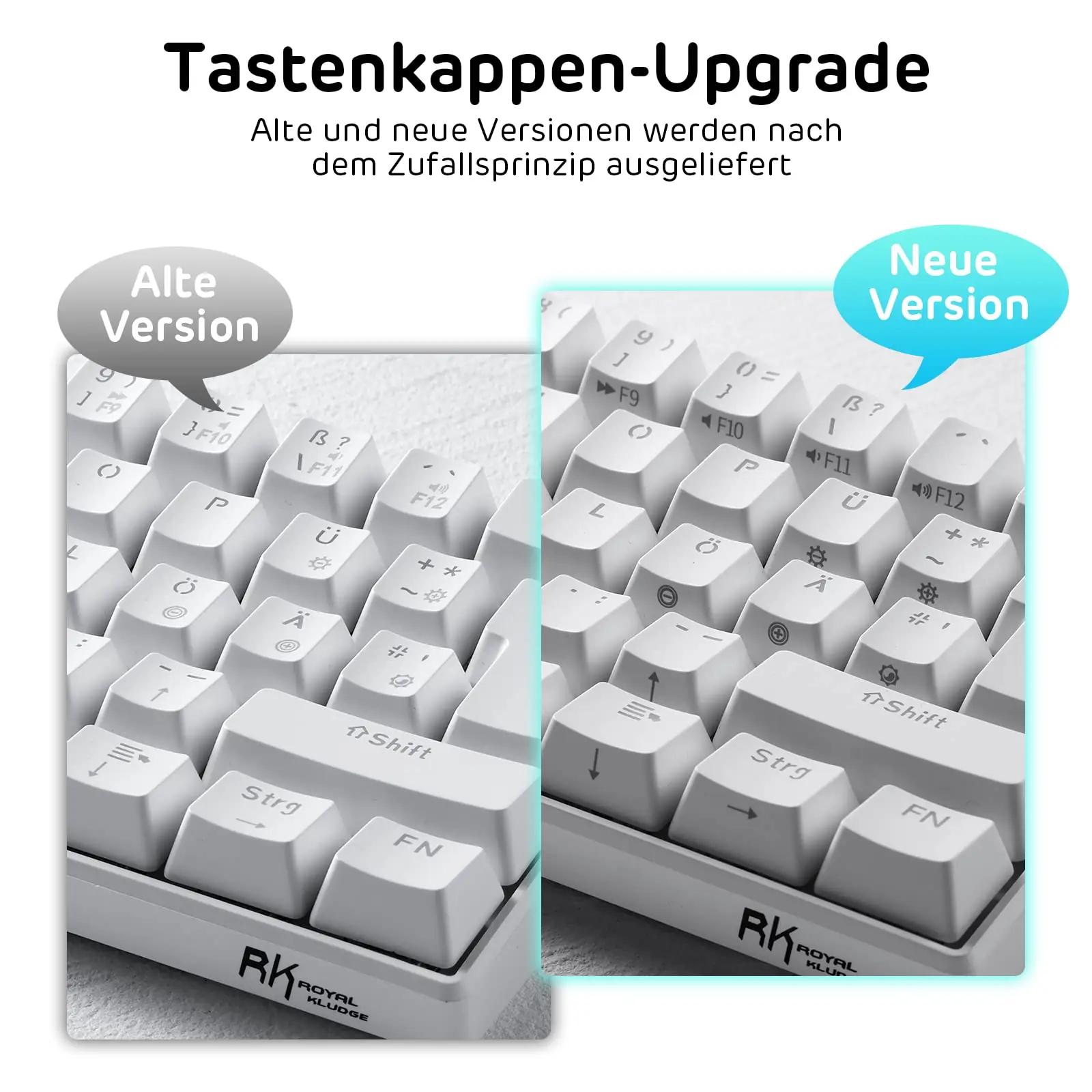 RK ROYAL KLUDGE valge 60% mehaaniline klaviatuur kingituseks – pilt 7