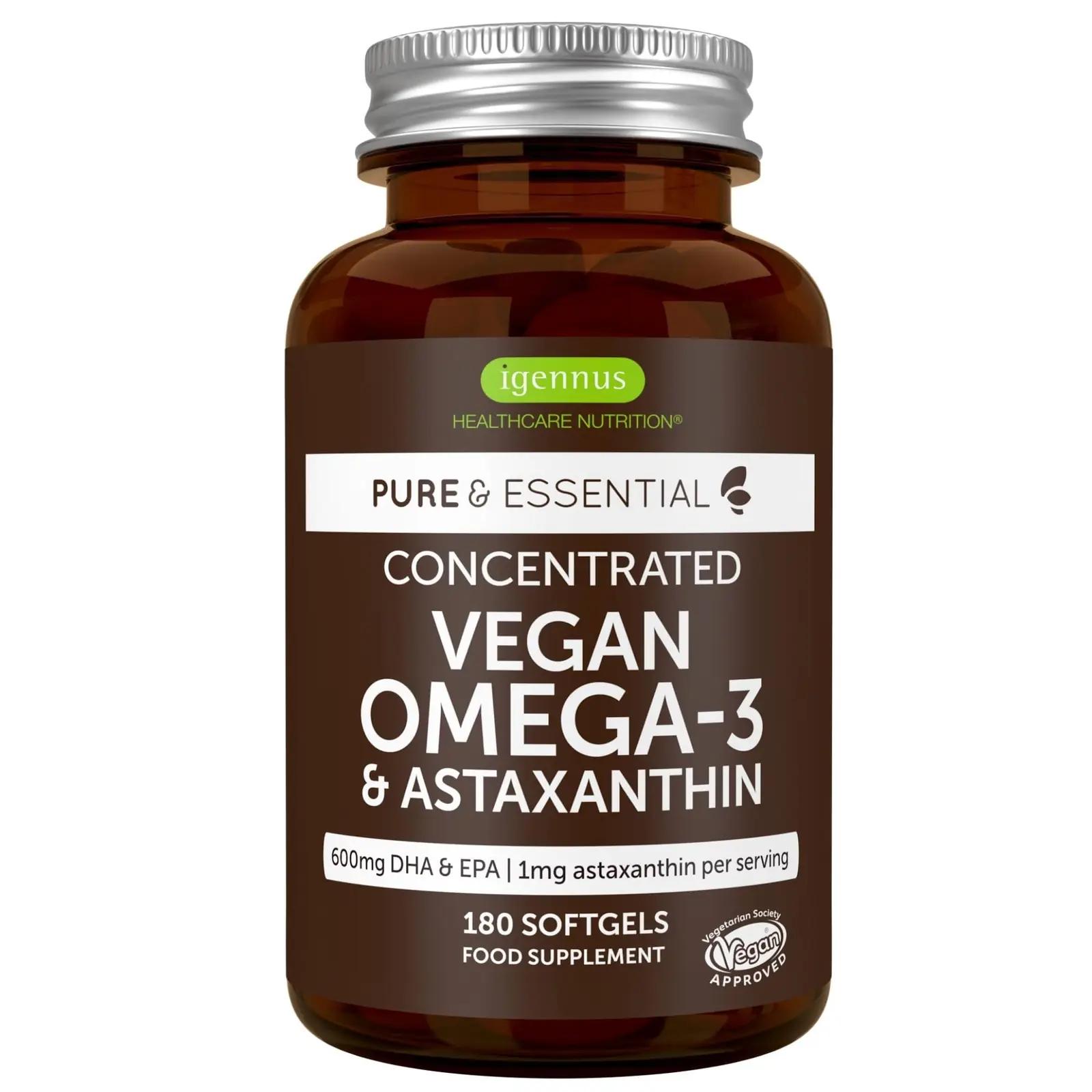 Igennus Healthcare Nutrition Igennus vegan Omega-3 algaõli — aju