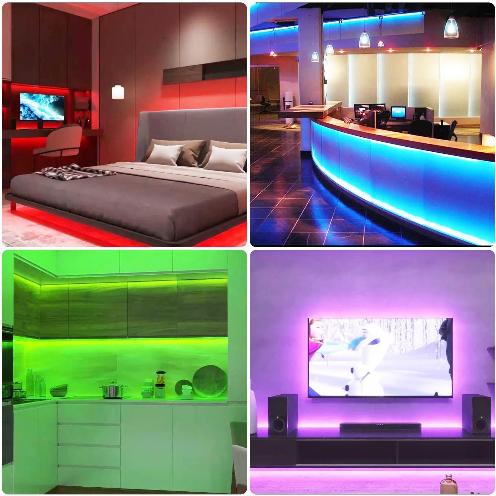 SUBOSI nutikas 10 m COB RGB LED riba – reguleeritav valgus – pilt 9