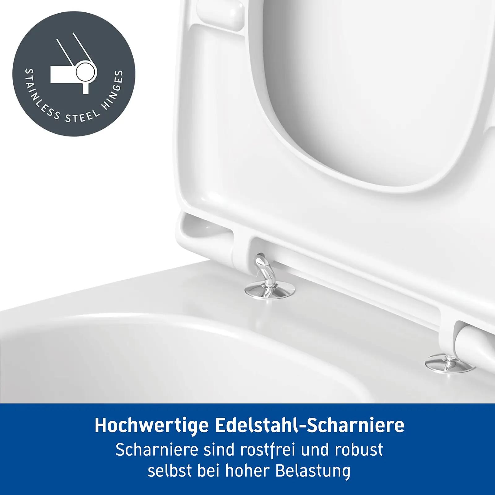 Duravit D-Code WC-kaane komplekt kvaliteetsest duroplastist – pakend ja tarvikud