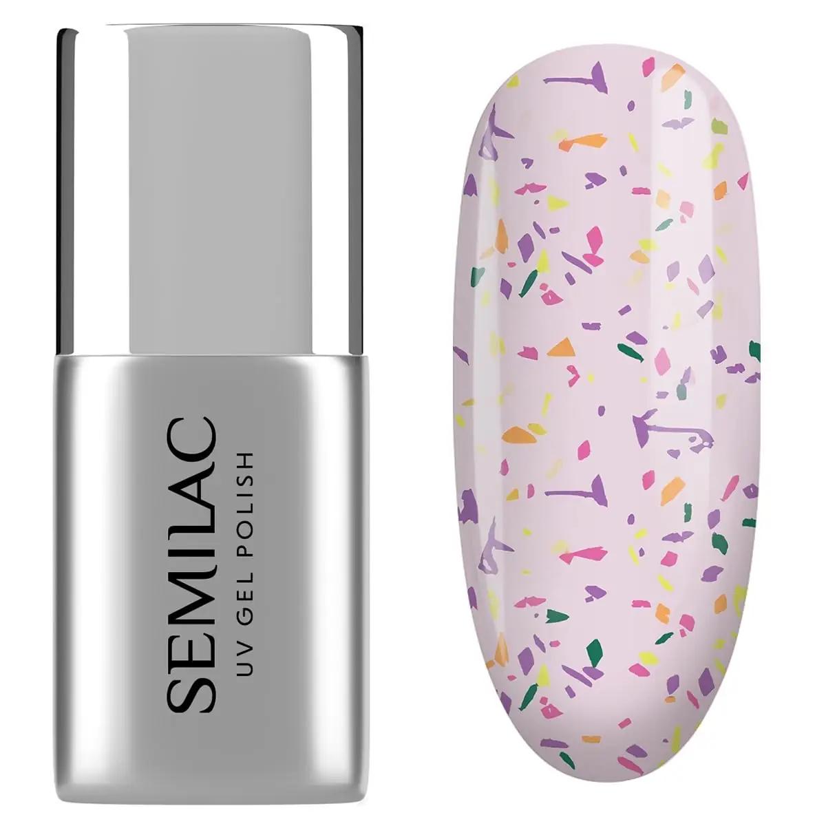 Semilac matt UV-top violetne Galaxy — vastupidav kaitse