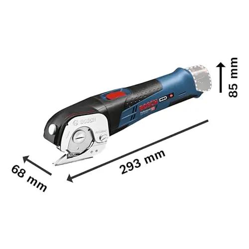 Bosch Professional 12V akuga universaalsaksete – pakend ja tarvikud