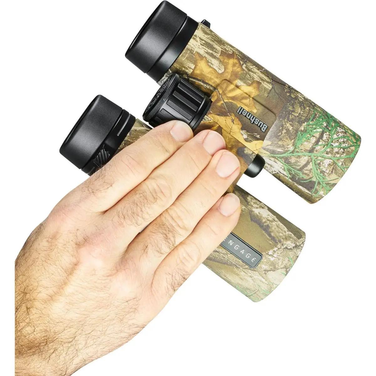 Bushnell 10×42 binokkel camo – kompaktne ja terav pilt – pakend ja tarvikud