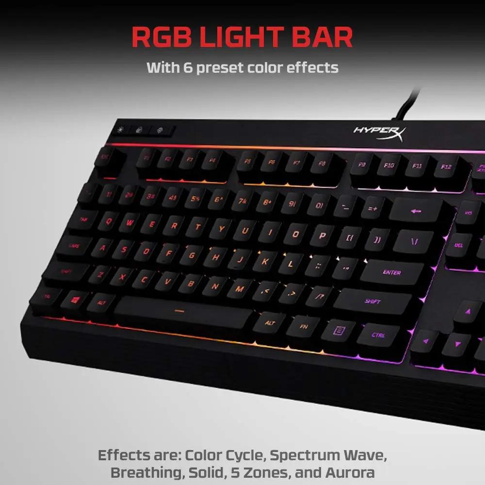 HyperX metallist mängutastatur RGB valgustusega — vastupidav ja – pilt 6