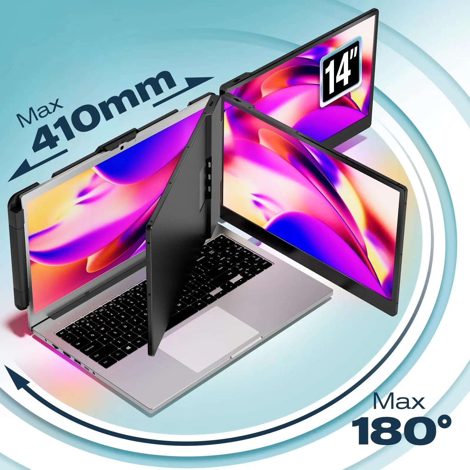 Teamgee kaasaskantav 14″ FHD monitor äri- ja reisikasutuseks – kasutusnäide