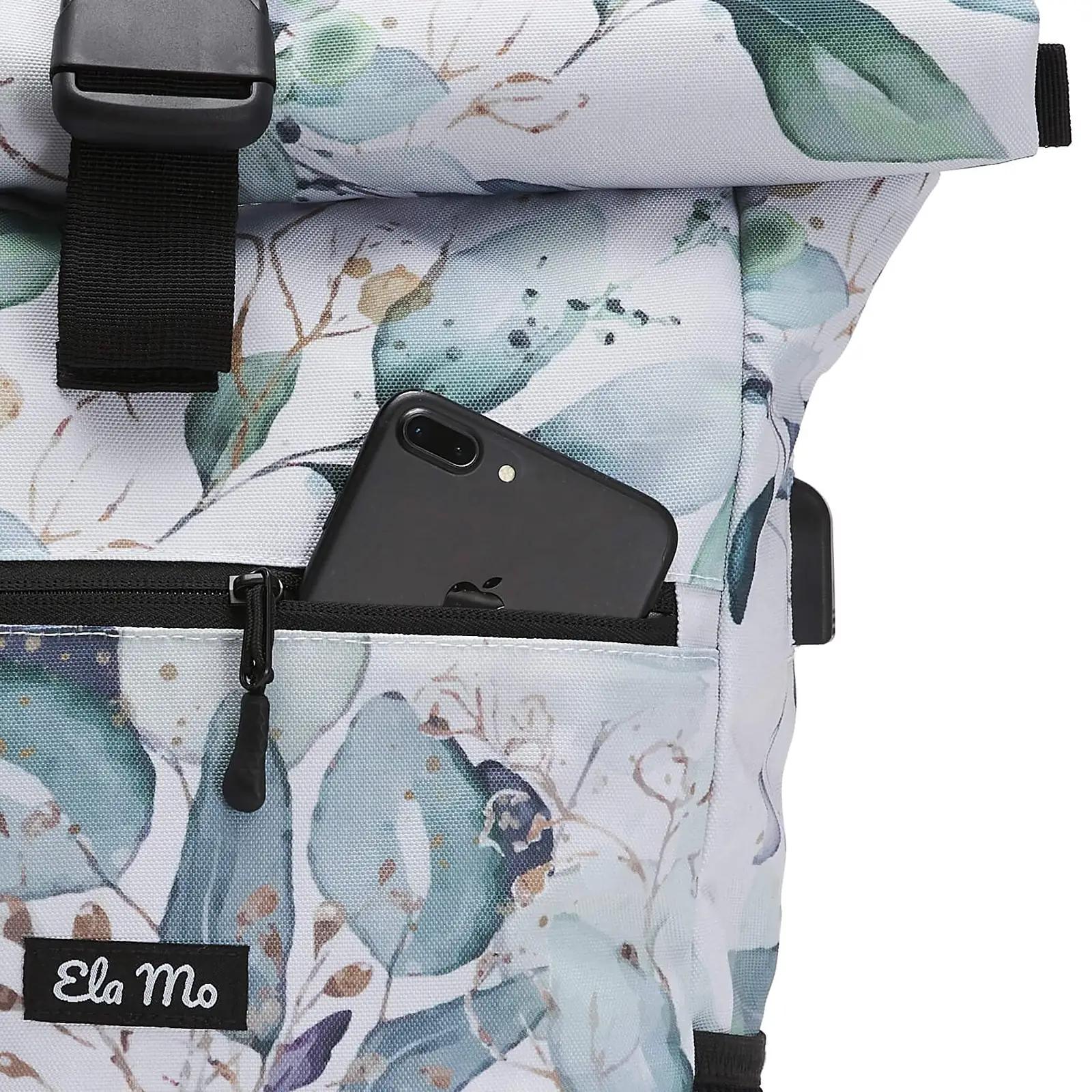 Ela Mo elegantne rolltop seljakott – veekindel ja turvaline – kasutusnäide