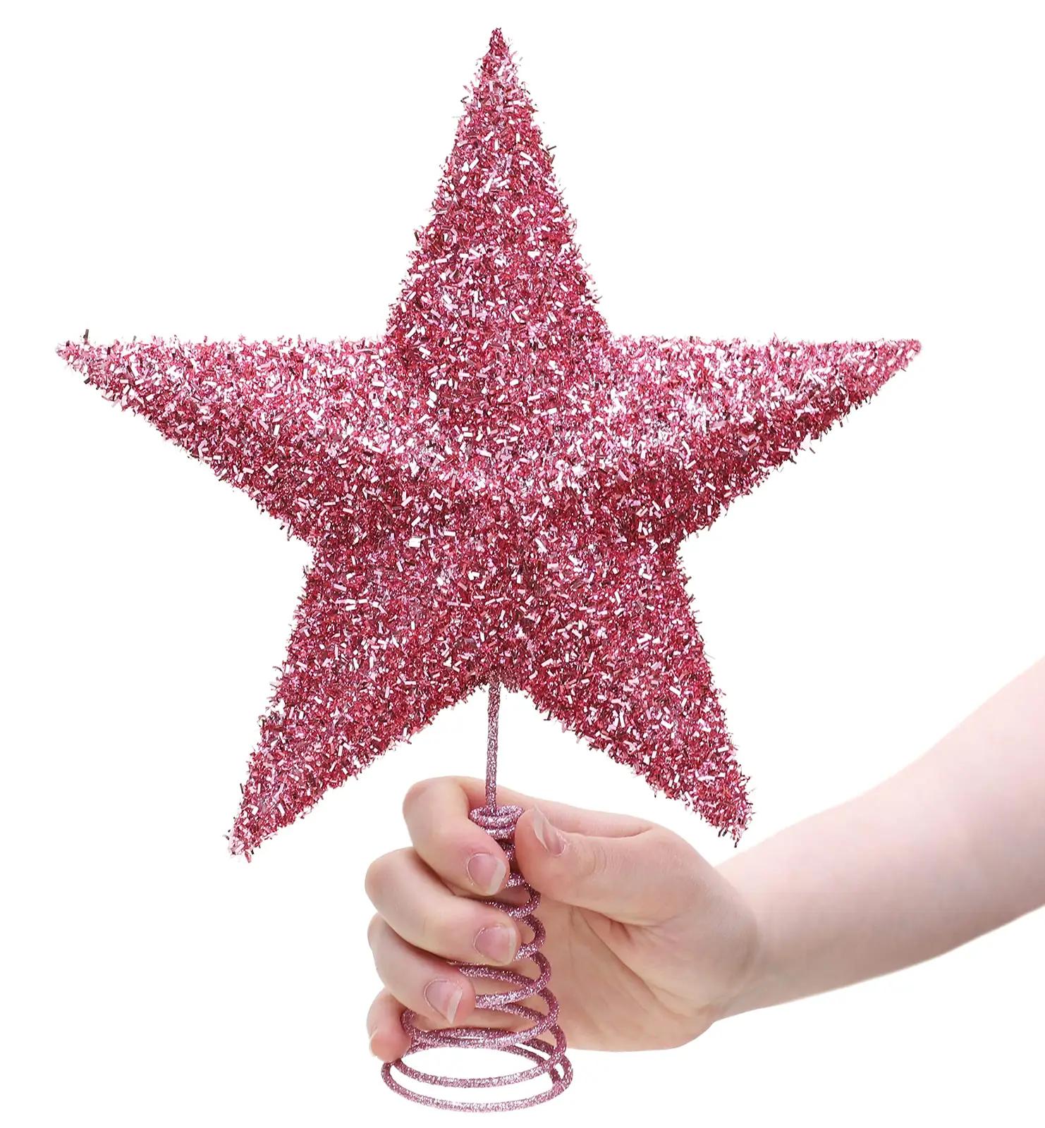 Christmas Concepts elegantne puu-otsak ornament (Baby Pink) – pakend ja tarvikud