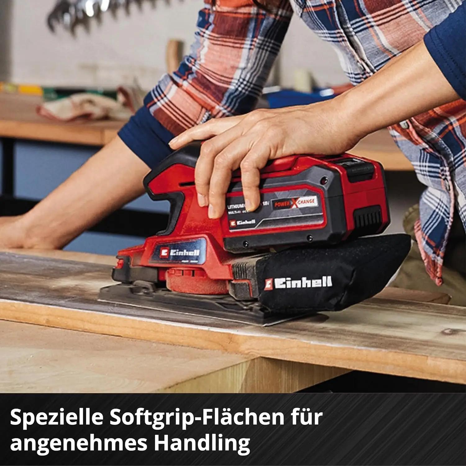 Einhell juhtmevaba lihvija — kompaktne power X-Change abivahend – pilt 9