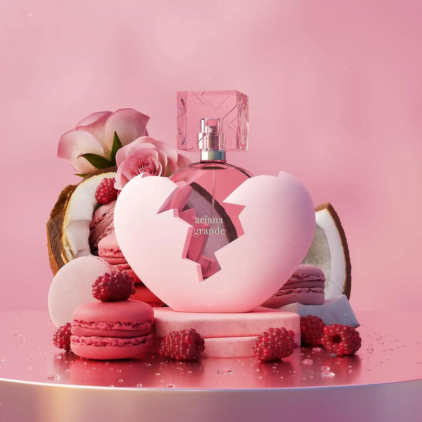 Ariana Grande lõhn: magus Thank U, Next 100 ml parfüüm – pakend ja tarvikud