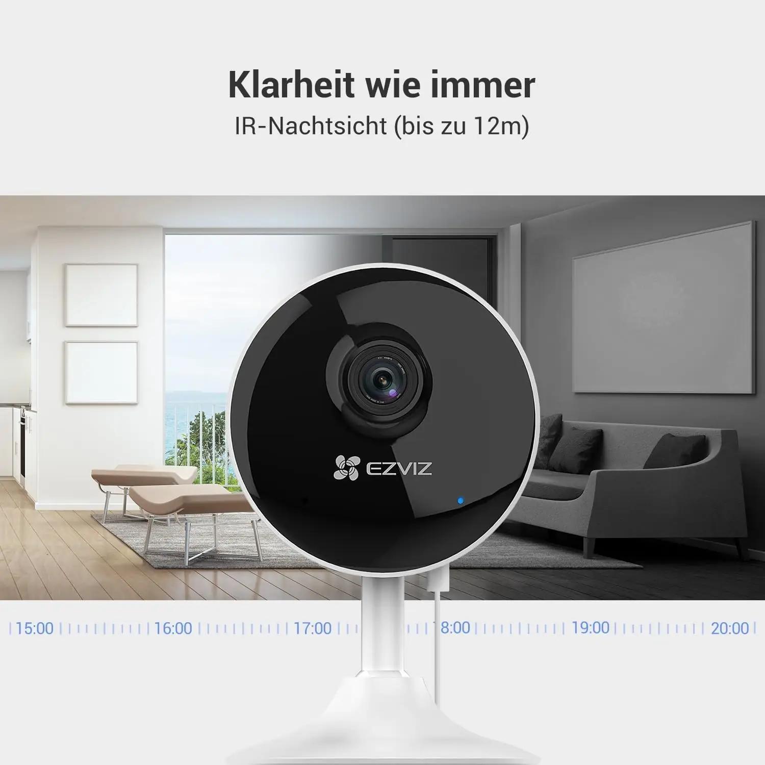 EZVIZ siseruumide 1080p turvakaamera komplekt — magnetjalad – kasutusnäide